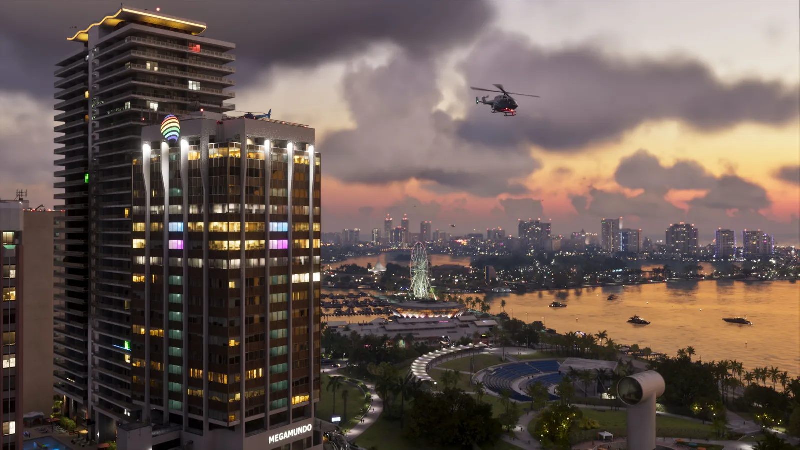Official GTA VI panorama of Vice City